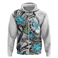 Aotearoa Te Ika-a-Maui Zip Hoodie South Island Kekeru Maori Koru