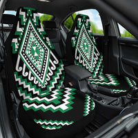 Green Aotearoa Taniko Poutama Patikitiki Car Seat Cover