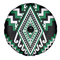 Green Aotearoa Taniko Poutama Patikitiki Spare Tire Cover