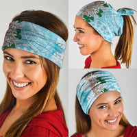 Cook Islands Tiare Maori With Conch Shell Neck Gaiter Pasifika Fest Polynesian Tattoo Turquoise