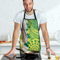 Cook Islands Tiare Maori With Conch Shell Apron Pasifika Fest Polynesian Tattoo Green LT14 - Polynesian Pride