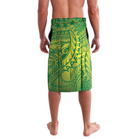 Cook Islands Tiare Maori With Conch Shell Lavalava Pasifika Fest Polynesian Tattoo Green