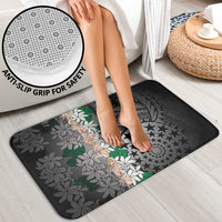Cook Islands Tiare Maori With Conch Shell Bathroom Set Pasifika Fest Polynesian Tattoo Black LT14 - Polynesian Pride