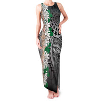 Cook Islands Tiare Maori With Conch Shell Family Matching Tank Maxi Dress and Hawaiian Shirt Pasifika Fest Polynesian Tattoo Black