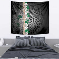 Cook Islands Tiare Maori With Conch Shell Tapestry Pasifika Fest Polynesian Tattoo Black LT14 - Polynesian Pride