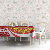 Personalised Kolisi Tonga College Atele Tablecloth Mate Maa Tonga 142 Years Anniversary