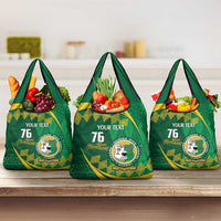 Personalised Tonga Liahona-Saineha High School Grocery Bag Happy 76 Years Anniversary