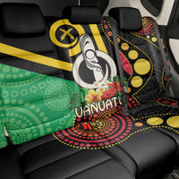 Tamtam Drum Vanuatu Back Car Seat Cover Boar Tusk Aboriginal Flag Style