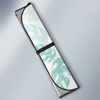 Jade Vine Lei Hawaii Auto Sun Shade Aloha Seamless Tropical Leaves - Polynesian Pride