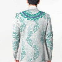 Jade Vine Lei Hawaii Blazer Aloha Seamless Tropical Leaves - Polynesian Pride