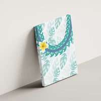 Jade Vine Lei Hawaii Canvas Wall Art Aloha Seamless Tropical Leaves - Polynesian Pride