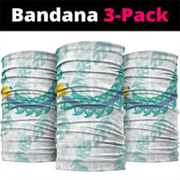 Jade Vine Lei Hawaii Neck Gaiter Aloha Seamless Tropical Leaves - Polynesian Pride