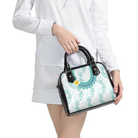 Jade Vine Lei Hawaii Shoulder Handbag Aloha Seamless Tropical Leaves - Polynesian Pride