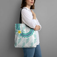 Jade Vine Lei Hawaii Tote Bag Aloha Seamless Tropical Leaves - Polynesian Pride