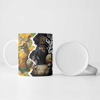 Rugby 2025 Championship Ceramic Mug Southern Hemisphere Countries Mascots - Polynesian Pride