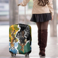 Rugby 2025 Championship Luggage Cover Southern Hemisphere Countries Mascots - Polynesian Pride