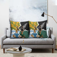 Rugby 2025 Championship Pillow Cover Southern Hemisphere Countries Mascots - Polynesian Pride