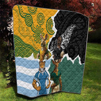 Rugby 2025 Championship Quilt Southern Hemisphere Countries Mascots - Polynesian Pride