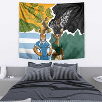 Rugby 2025 Championship Tapestry Southern Hemisphere Countries Mascots - Polynesian Pride