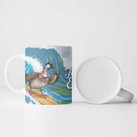 Aloha Hawaii Shaka Nene Goose Ceramic Mug Surfing Take It Easy - Polynesian Pride