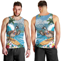 Aloha Hawaii Shaka Nene Goose Men Tank Top Surfing Take It Easy - Polynesian Pride