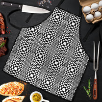Black White Filipino Binakol Motifs Apron Mabuhay Philippines Festival Kusikus Pattern LT14 Black - Polynesian Pride