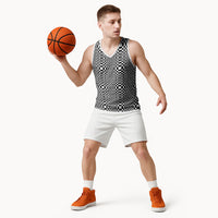 Black White Filipino Binakol Motifs Basketball Jersey Mabuhay Philippines Festival Kusikus Pattern LT14 - Polynesian Pride