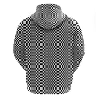 Black White Filipino Binakol Motifs Hoodie Mabuhay Philippines Festival Kusikus Pattern LT14 - Polynesian Pride