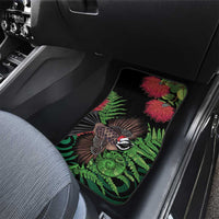 Meri Kirihimete New Zealand Car Mats Piwakawaka Koru Fern Mix Pohutukawa - Polynesian Pride