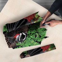 Meri Kirihimete New Zealand Umbrella Piwakawaka Koru Fern Mix Pohutukawa - Polynesian Pride