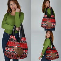 New Zealand Christmas Grocery Bag Aotearoa Kiwi Meri Kirihimete Red Version