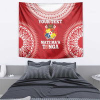 Custom Tonga Mate Maa Tapestry Go Champions Tongan Ngatu - Red LT14 - Polynesian Pride