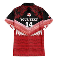Custom Mate Maa Tonga XIII Family Matching Mermaid Dress and Hawaiian Shirt Tongan Kupesi Ngatu - Rugby Style
