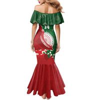 Custom Tonga And Australia Rugby Family Matching Mermaid Dress and Hawaiian Shirt Mate Maa Tongan Ngatu Mix Kangaroos Aboriginal