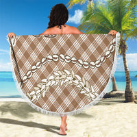Brown Aloha Hawaii Shell Lei Beach Blanket Palaka Hebrew Cone Honey Cowrie Elegant Curves - Polynesian Pride