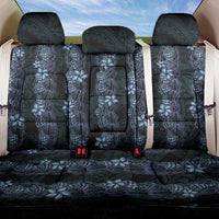 Purple Paradise Hawaii Shell Lei Back Car Seat Cover Hawaiian Sunrise Shell Hebrew Cone Plumeria - Polynesian Pride