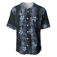 Purple Paradise Hawaii Shell Lei Baseball Jersey Hawaiian Sunrise Shell Hebrew Cone Plumeria - Polynesian Pride