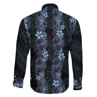 Purple Paradise Hawaii Shell Lei Family Matching Puletasi and Hawaiian Shirt Hawaiian Sunrise Shell Hebrew Cone Plumeria - Polynesian Pride