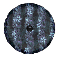 Purple Paradise Hawaii Shell Lei Spare Tire Cover Hawaiian Sunrise Shell Hebrew Cone Plumeria - Polynesian Pride