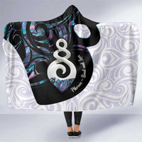Aotearoa Pikorua Hooded Blanket NZ Twist - Bond And Love LT14 One Size White - Polynesian Pride