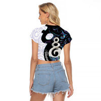 Aotearoa Pikorua Raglan Cropped T Shirt NZ Twist - Bond And Love LT14 - Polynesian Pride