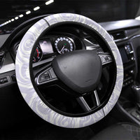 Aotearoa Pikorua Steering Wheel Cover NZ Twist - Bond And Love LT14 Universal Fit White - Polynesian Pride