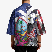 United States Guam Kimono USA Eagle Guahan Seal Bougainvillea - Polynesian Pride