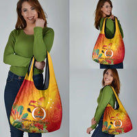 Papua New Guinea Independence Day Grocery Bag 50th Anniversary Unity in Diversity