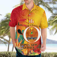 Papua New Guinea Independence Day Hawaiian Shirt 50th Anniversary Unity in Diversity