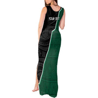 Personalised New Zealand And South Africa Rugby Tank Maxi Dress 2024 All Black Springboks Mascots Together LT14 - Polynesian Pride