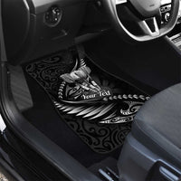 Personalised All Black New Zealand Darts Car Mats Aoteroa Fern Maori Galaxy Style