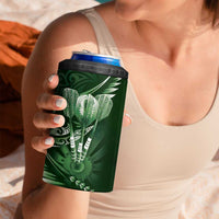 All Green New Zealand Darts 4 in 1 Can Cooler Tumbler Aoteroa Fern Maori Galaxy Style