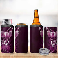 All Pink New Zealand Darts 4 in 1 Can Cooler Tumbler Aoteroa Fern Maori Galaxy Style