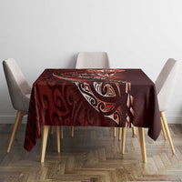 Personalised All Red New Zealand Darts Tablecloth Aoteroa Fern Maori Galaxy Style